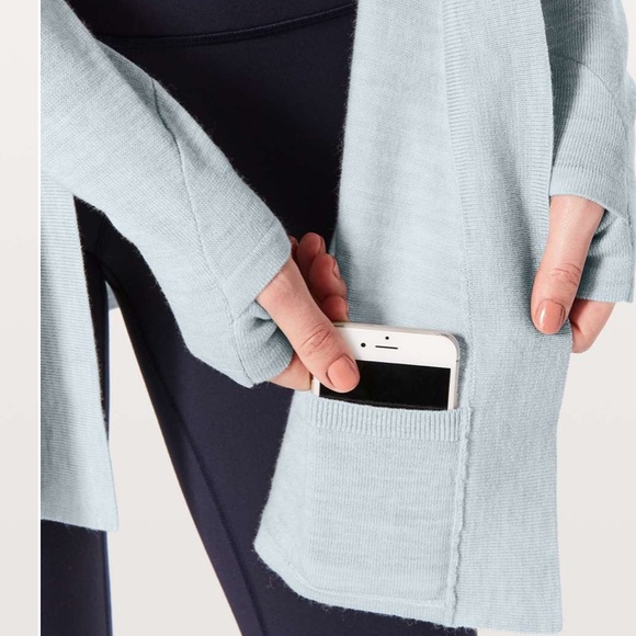 Lululemon Blissful Zen Sweater Heathered Starlight - Picture 4 of 13